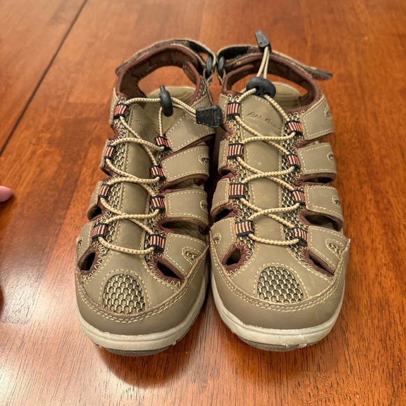 Eddie Bauer Blakely Amphib Trail Water Sandals Shoes Brown Hiking Walking Size 8 - Picture 1 of 9